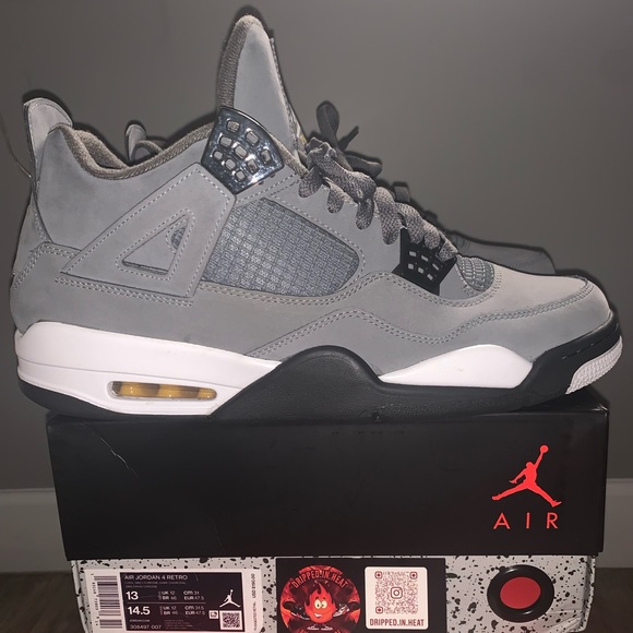 Air Jordan 4 Retro Cool Grey Size 13 Worn 1x Excellent Condition
